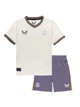 Everton Ausweichtrikot für Kinder 2024-25 Kurzarm (+ Kurze Hosen)